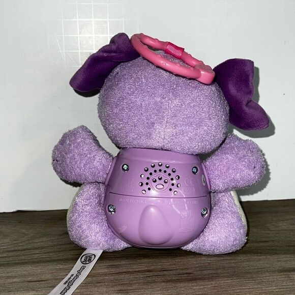 Leap Frog Violet Sing & Snuggle Sound Plush Animal Musical 8" With New Batteries - Picture 4 of 7
